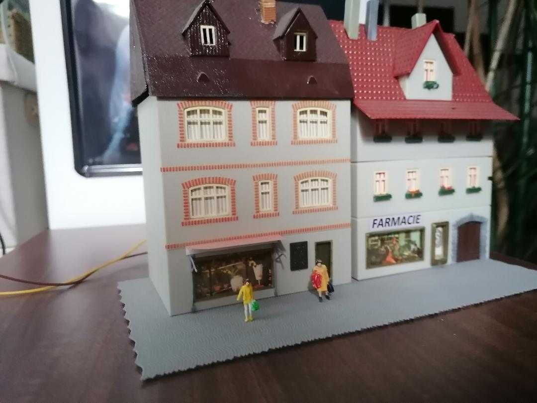 Cladiri HO diorama trenulet electric