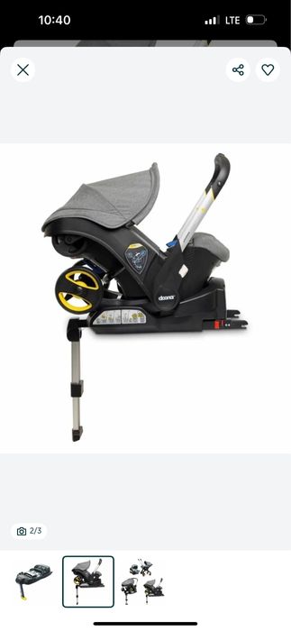 Коляска Doona + база isofix doona