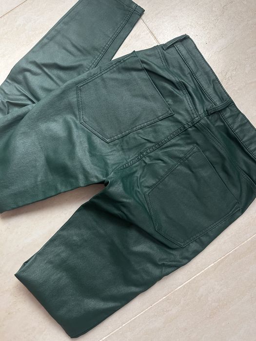 Pantaloni Latex Verde
