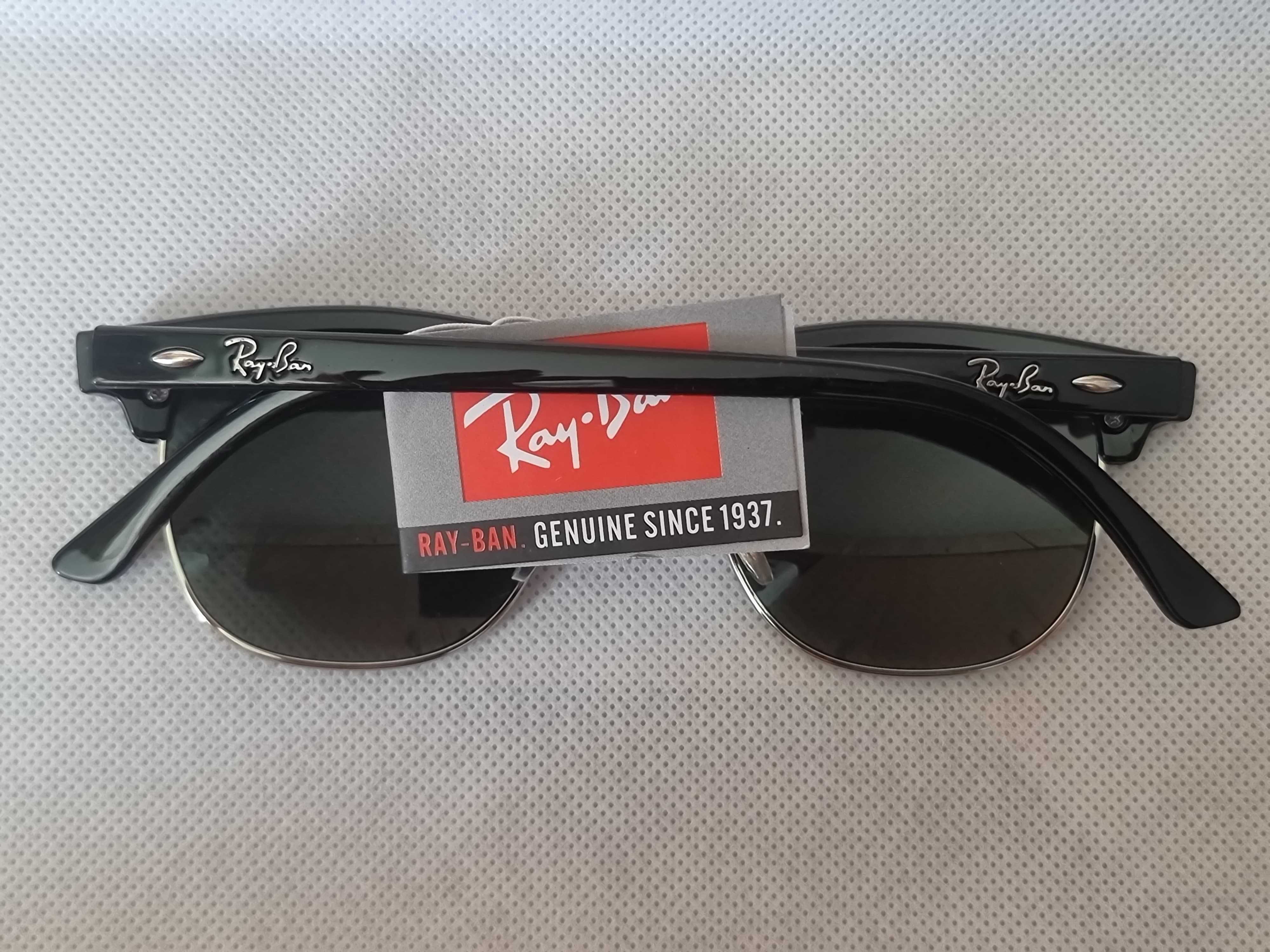 Ochelari de soare Rayban RB3016 Clubmaster, verzi