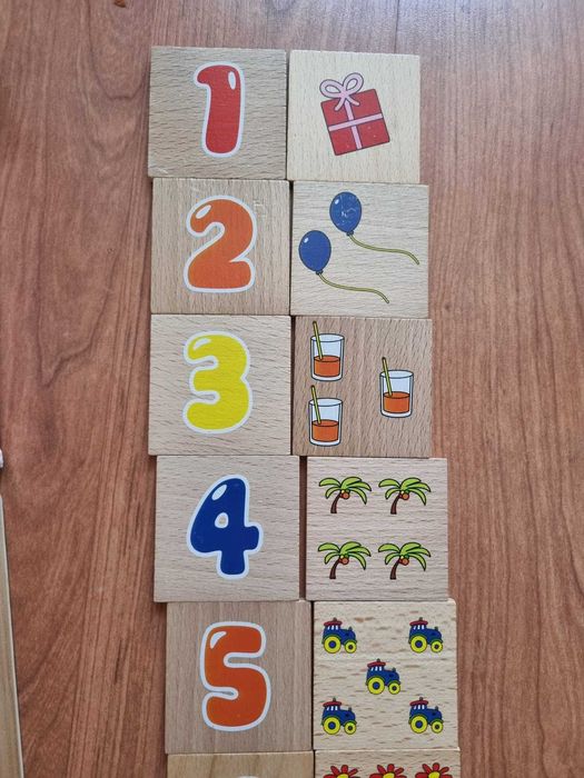 Wooden Learning Box "Amounts & Numbers"