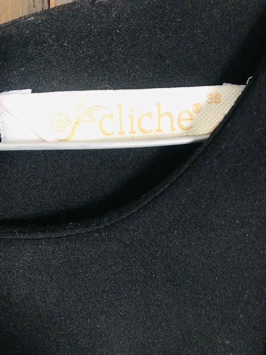 Rochie neagră, mulată, mărimea 38