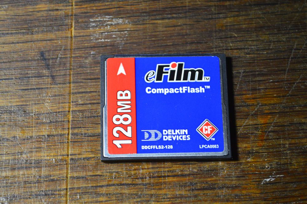 Compact flash card CF карта 128 мегабайта