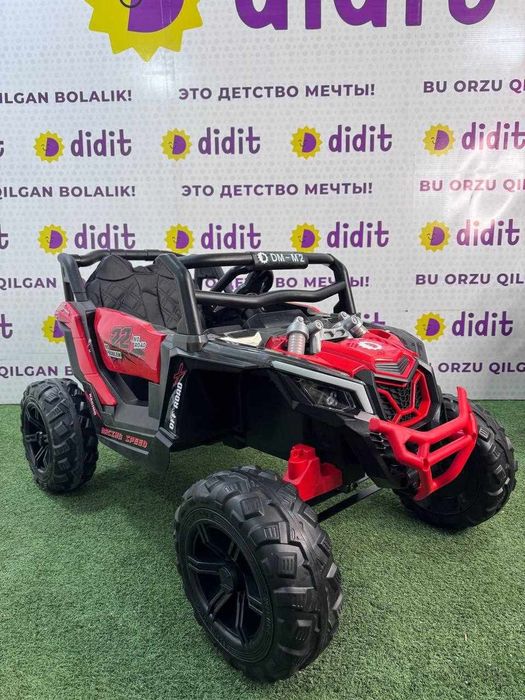 Detskiy elektromobil pult bilan bowqaruv, optom sklad narxda