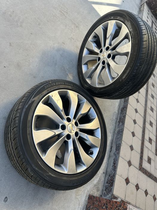 Диски + покрышки срочно malibu / tracker / captiva