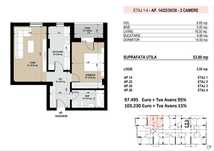 Apartament 2 Camere Sector 4 Grand Arena 57.35Mp