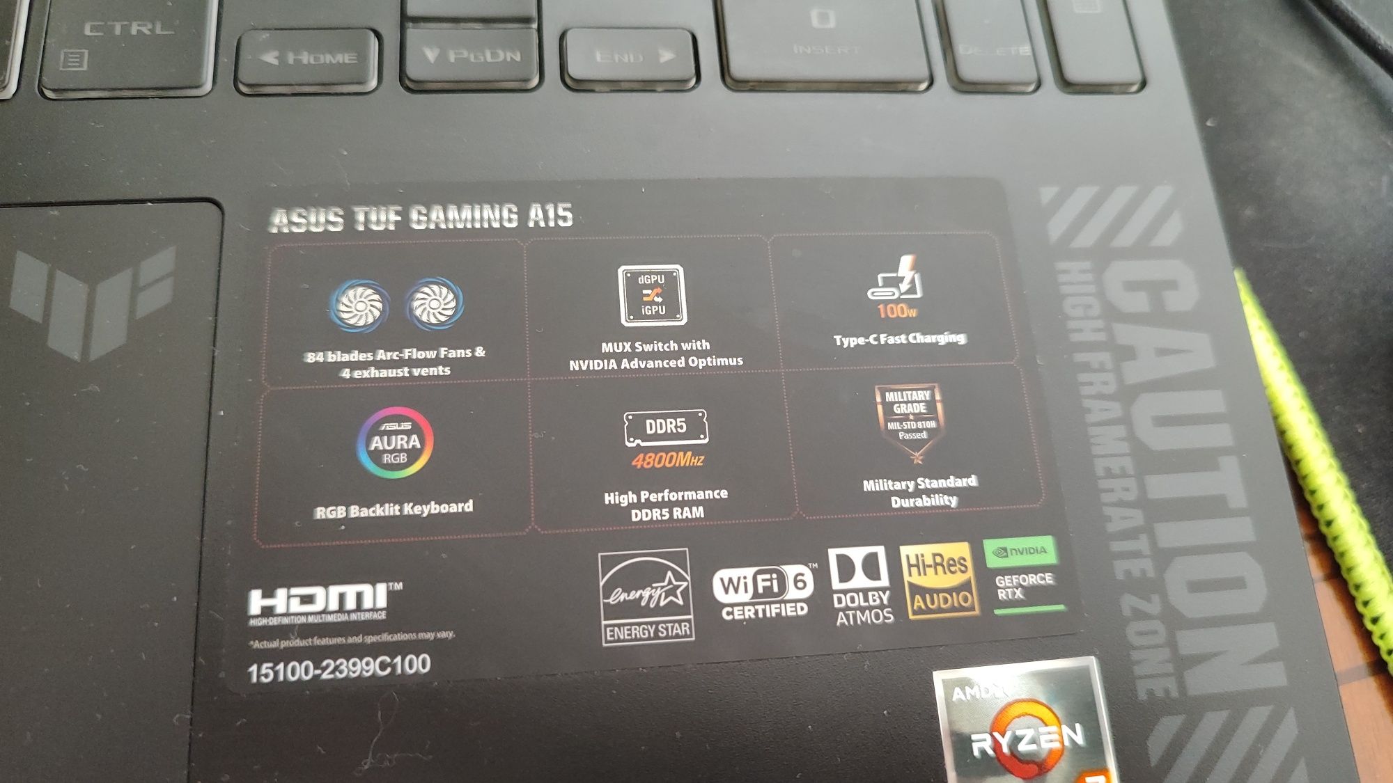 Asus tuf gaming a15