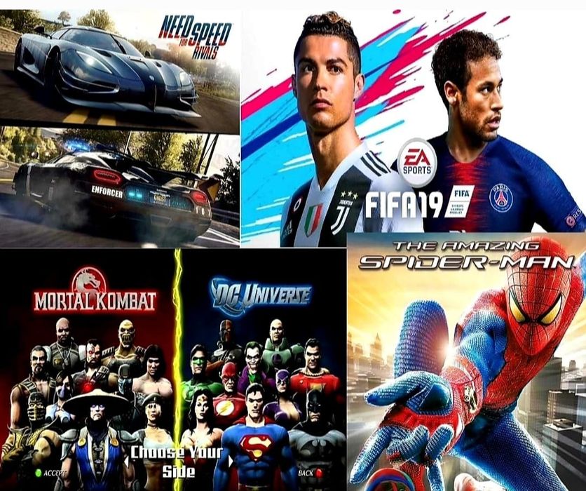 PlayStation 3 Slim Full Fifa19 M Kombat GTA5 Minecraft Spiderman Nfs