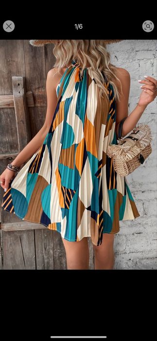 Рокля и гащеризон от Shein