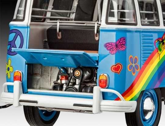 VW T1 Самба бус Flower Power - сглобяем модел / Самба бус