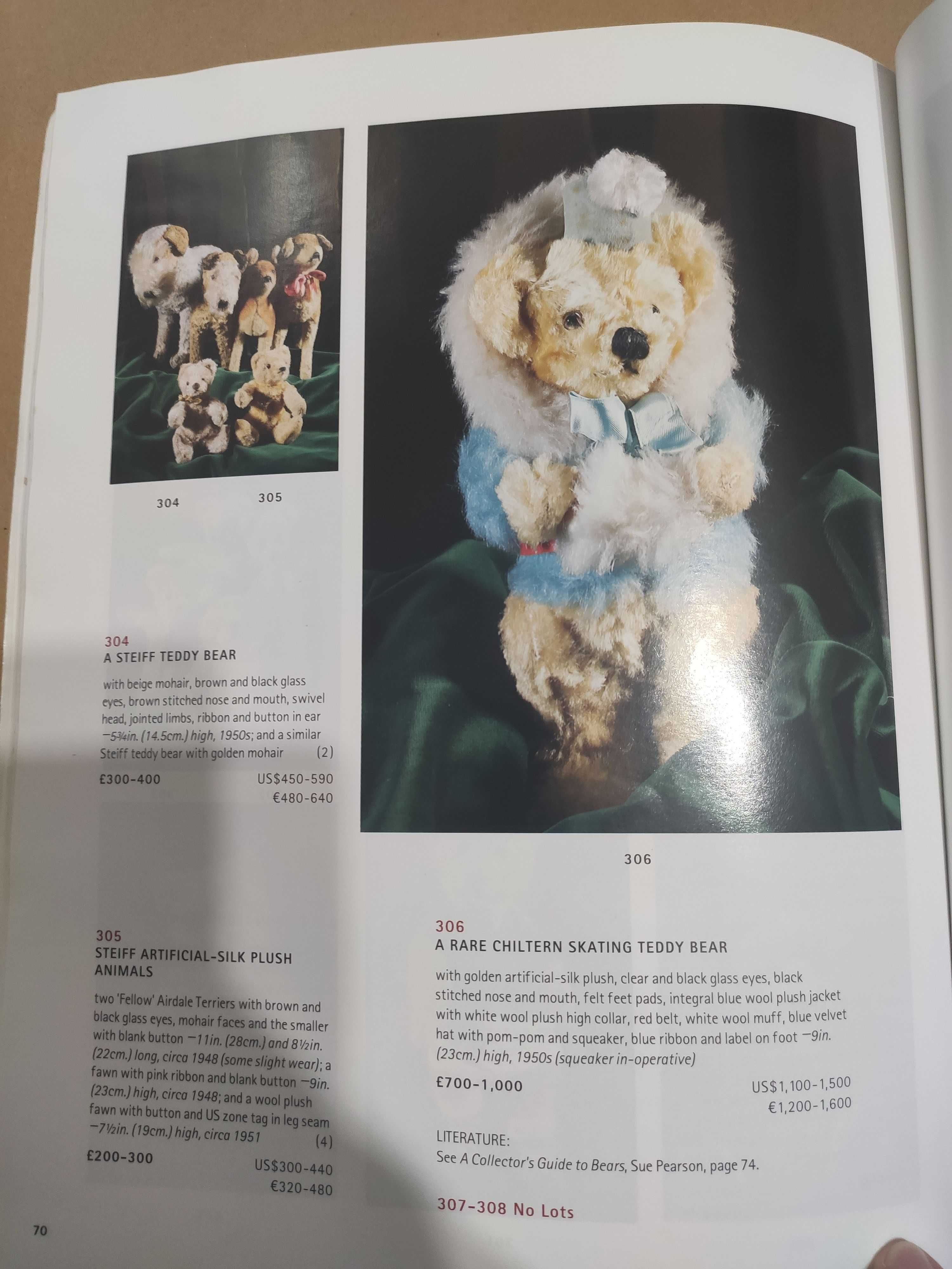 Catalog licitatie Christie's Teddy Bears Ursuleti de plus