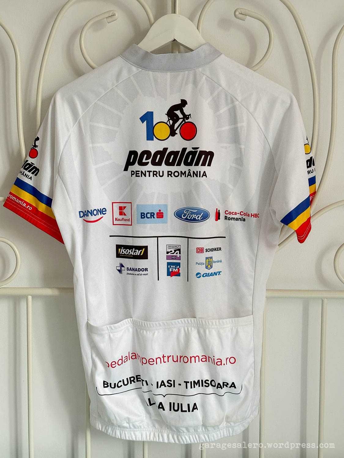 Tricou ciclism Pedalam pentru Romania 100 de ani