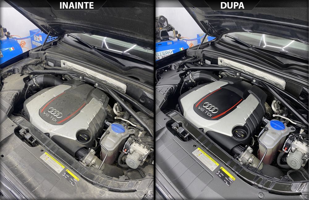 Curatare/Sablare cu gheata carbonica motoare, piese auto, motociclete