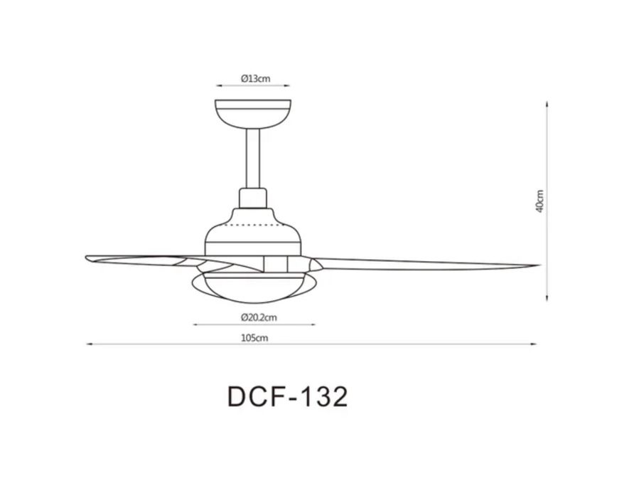 Lustra Hoff cu ventilator