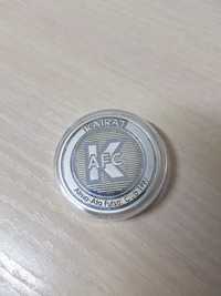 Продам сувенирную монету футбольного клуба Кайрат