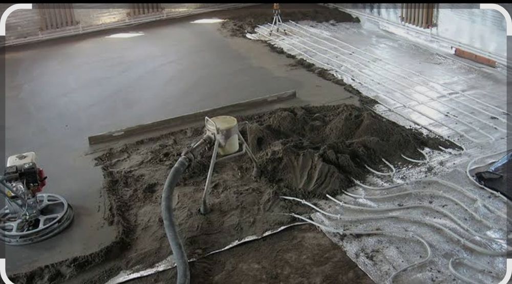 Пол сухоя стяжка