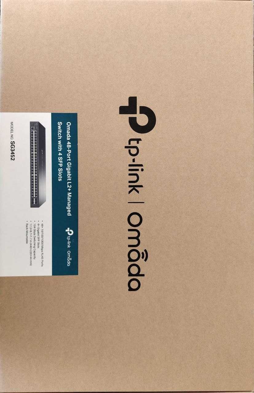 TP-Link SG3452 Omada 48 портовый гигабитный L2