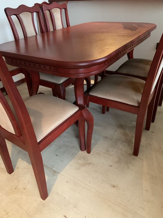 Комплект трапезна маса със 8 стола