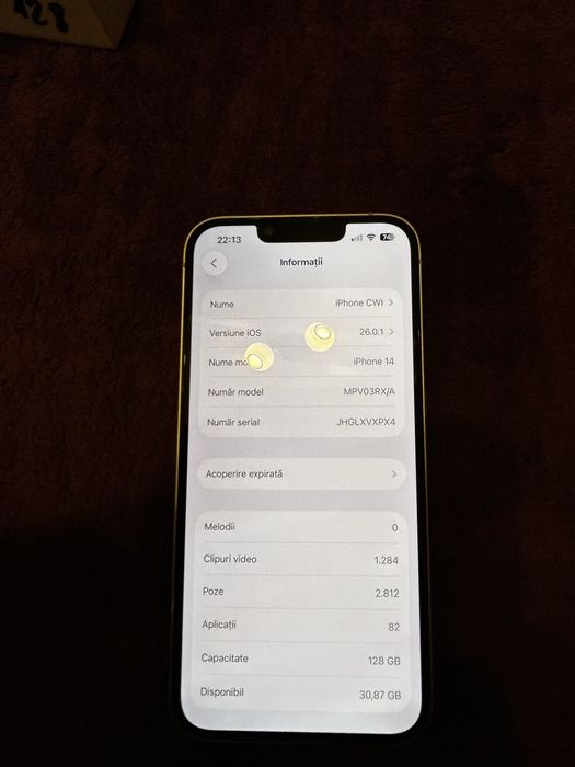 Iphone 14 128 GB Garantie