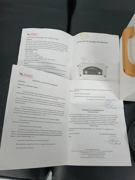 Sterilizator pupinel ch 360t nou