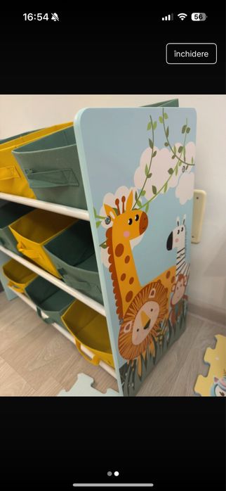 Raft depozitare jucarii Lidl