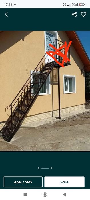 Scara metalica de exterior