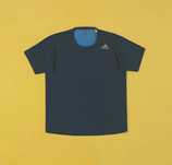Tricou Adidas Climalite Navy Blue Freelift