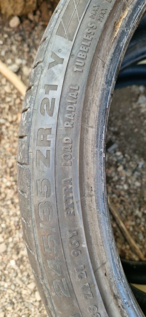245 35 R21 96Y Două Anvelope Cauciucuri Vară CONTINENTAL 4816
