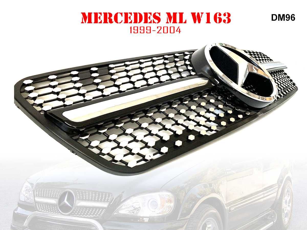 Grilă frontală Diamond pentru Mercedes ML W163 1999-2004