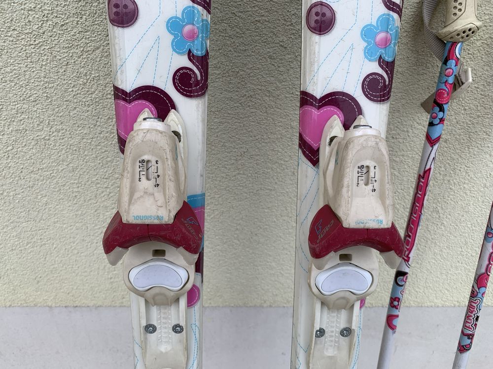 Ски Rossignol Lolita 120см + щеки