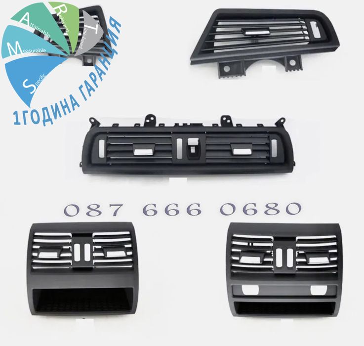 Въздуховод климатик климатроник решетка духалка за БМВ ф10 BMW F10 F11