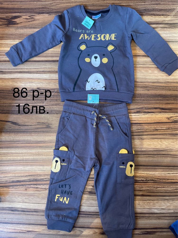 Нови бебешки дрехи 86-92см.