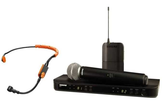 Vand SHURE Combo BLX1288/SM31+SM58 set Microfon + Headset Fitness