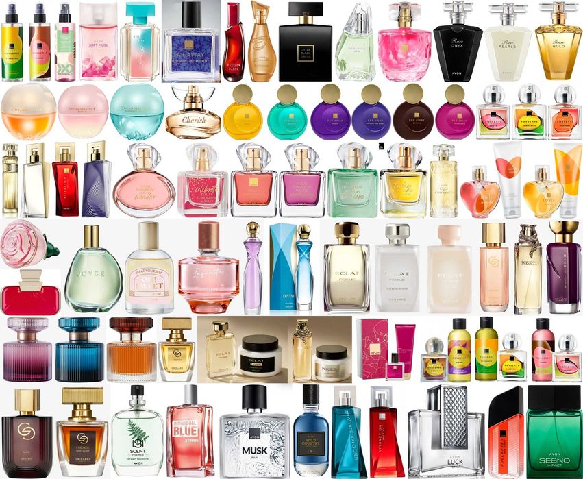Налични парфюми, тоалетни води  от Avon, Oriflame