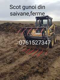 Scot gunoi din saivane,stane,ferme