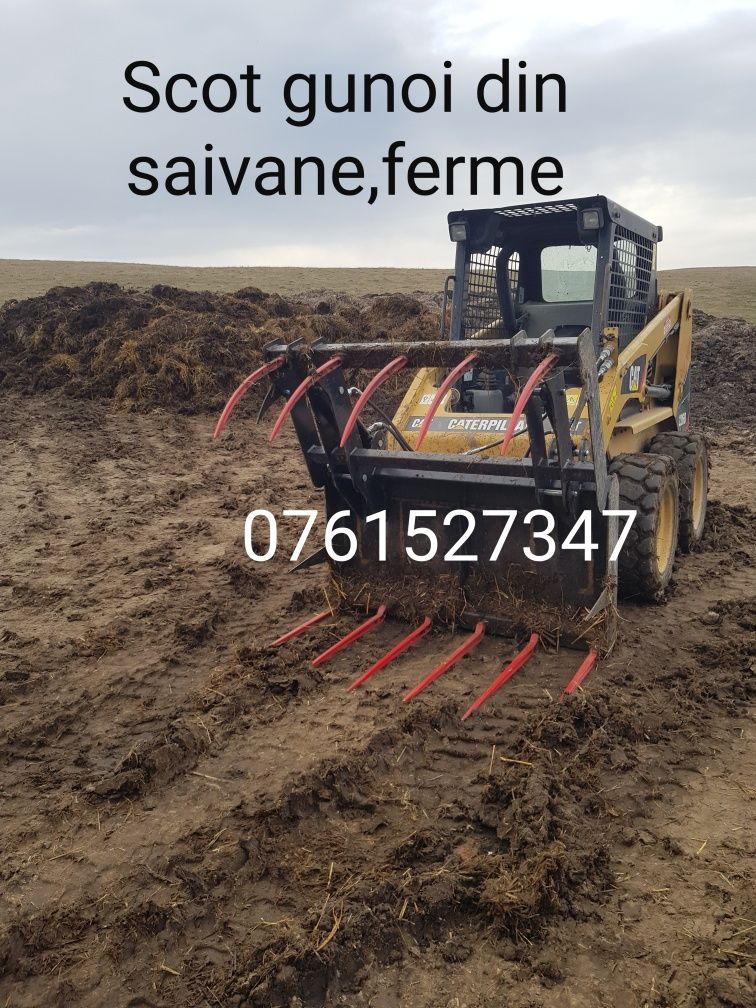 Scot gunoi din saivane,stane,ferme