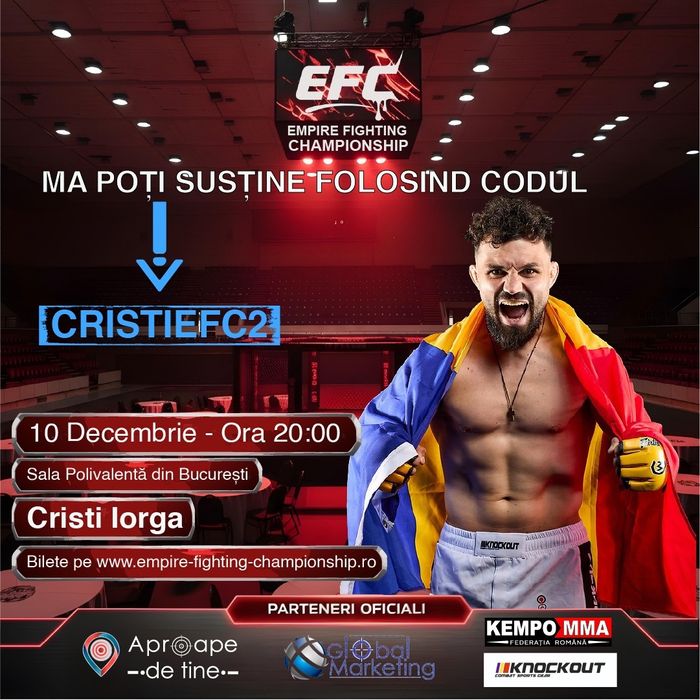 Bilete MMA 10 decembrie
