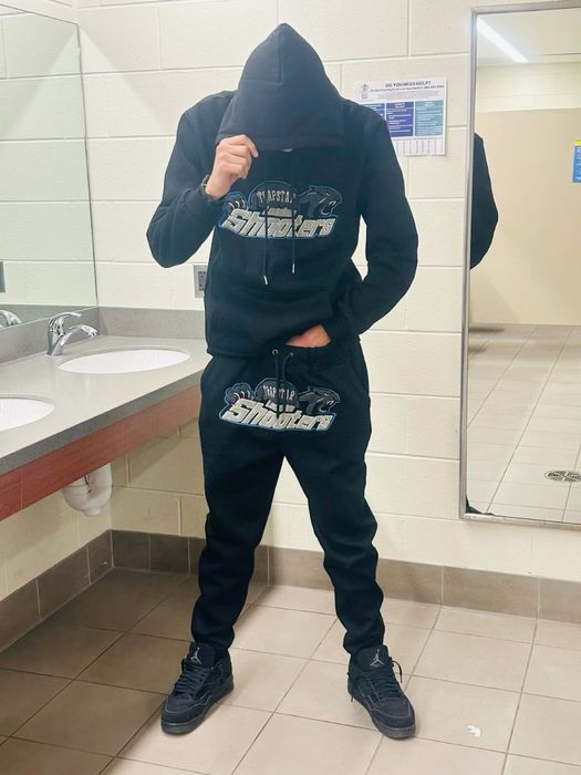 Ново! Trapstar Shooters / Corteiz Tracksuit Мъжки Екипи Анцузи