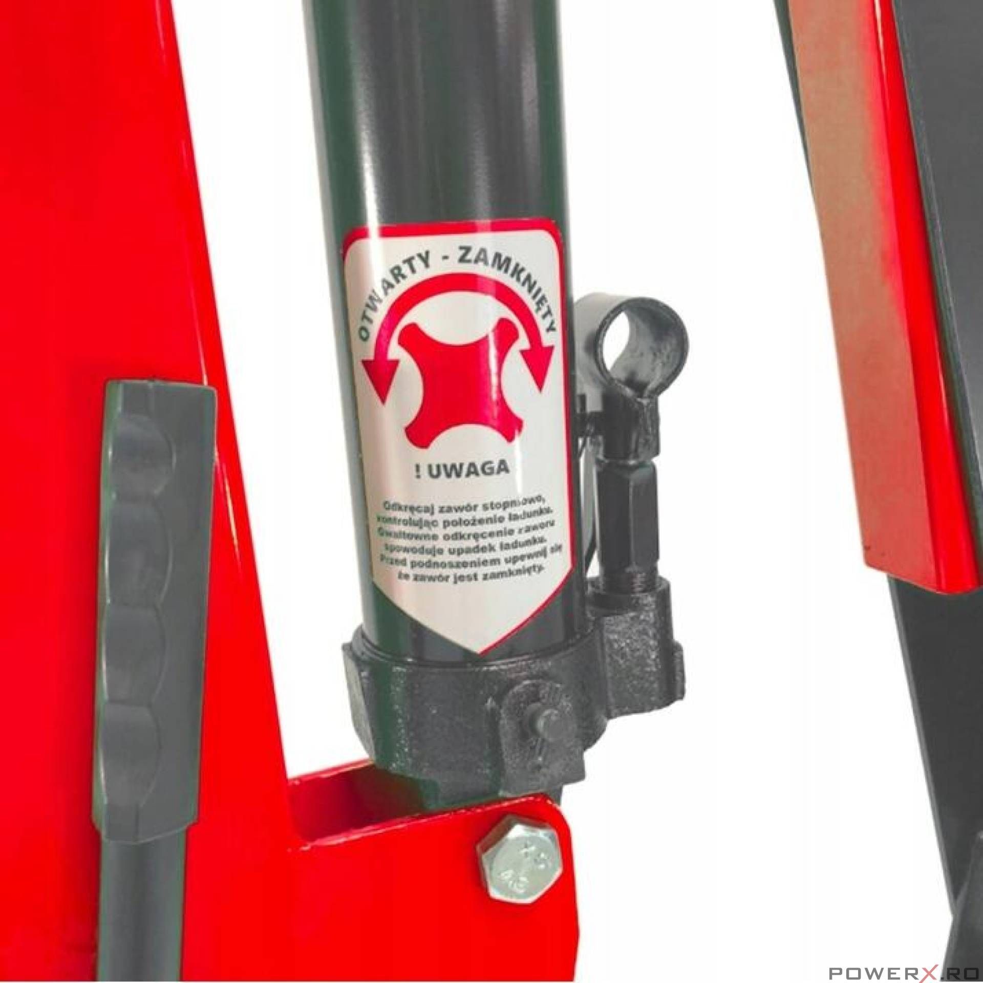 Macara hidraulica rotativa, capacitate 1 tone, prindere in podea,