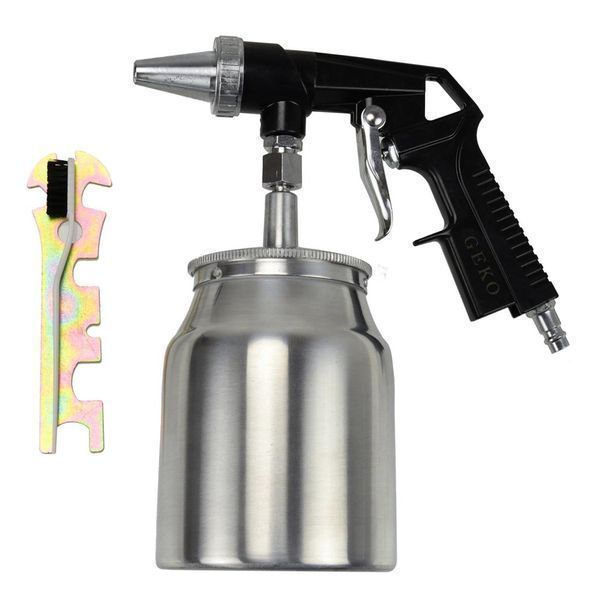 Пистолет за пясъкоструене с резервоар geko