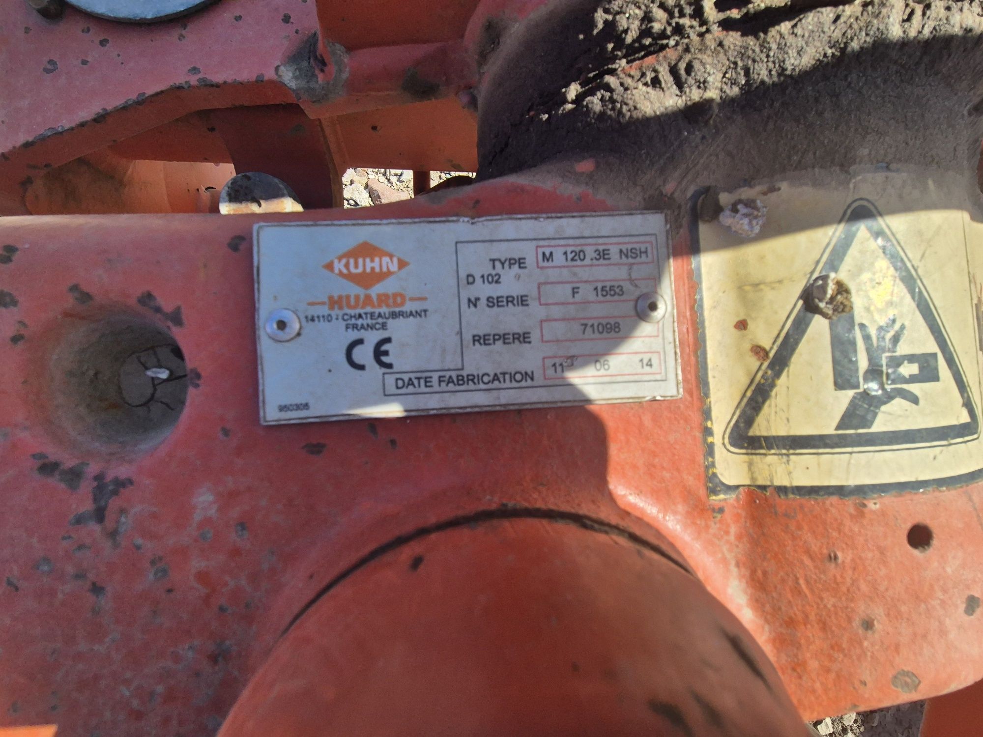 Plug kuhn multi master 120 non stop hidraulic