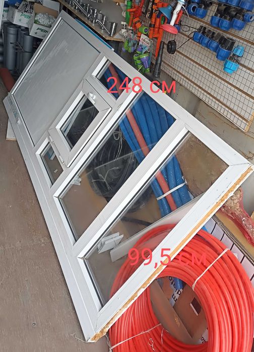 Пластиковое окно, витраж