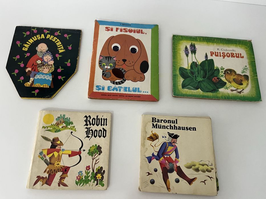 Carti de povesti memorabile 3D anii 70 - 80