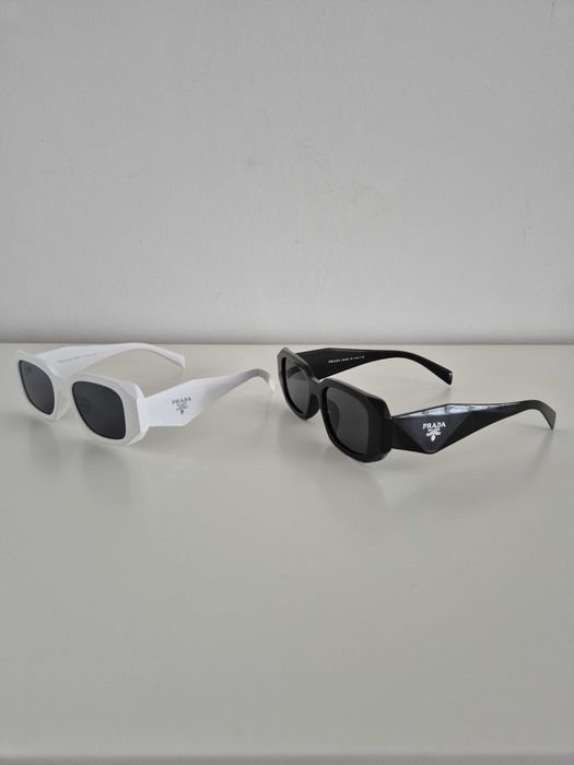 Ochelari de soare Prada Negru/Alb