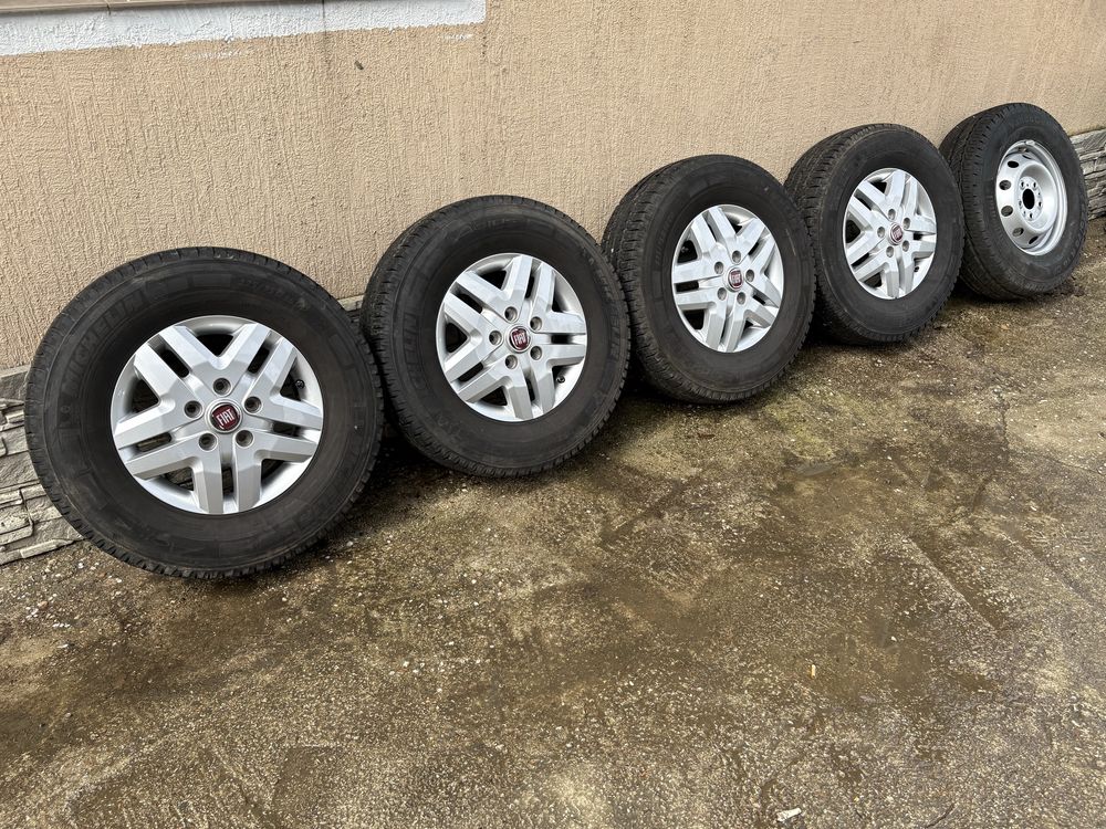 Оригинални джанти Fiat Ducato 16" 5х130 + гуми 225/75/16 Michelin