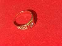 Золотое мужское кольцо, 20 размер