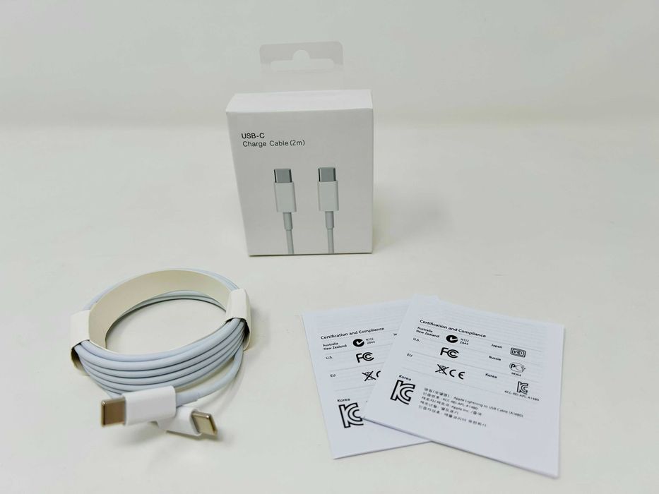 Кабел Зарядно за APPLE iPhone iPad MacBook Usb C to UsbC 100 W 2 метра
