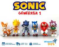 Set 6 Jucarii / figurine - Set Sonic si prietenii - generatia 1