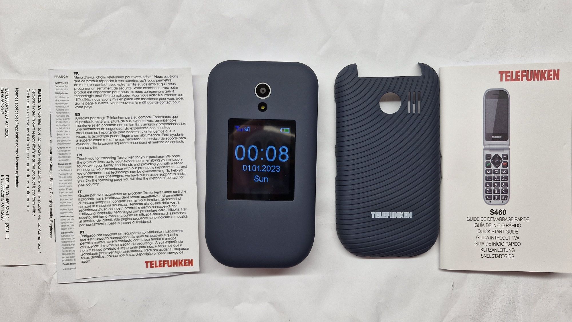 Vind Telefon Mobil TELEFUNKEN BLUE-S460