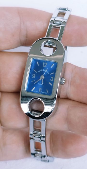 Ceas de damă Louis Valentin cu quartz, carcasă și curea din oțel inox